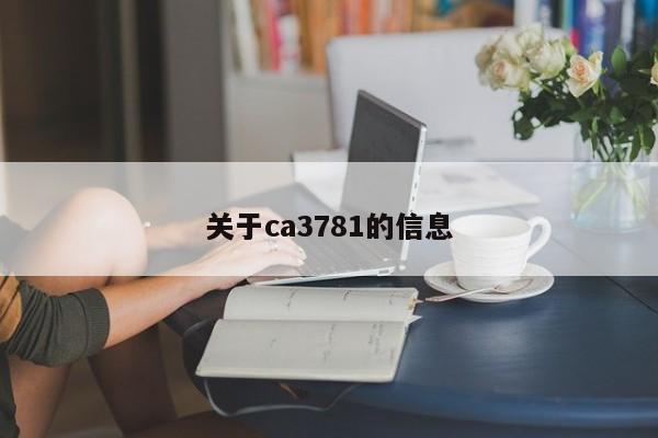 关于ca3781的信息-第1张图片-F7W7攻略网