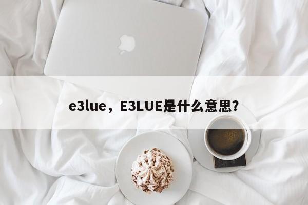 e3lue，E3LUE是什么意思？-第1张图片-F7W7攻略网